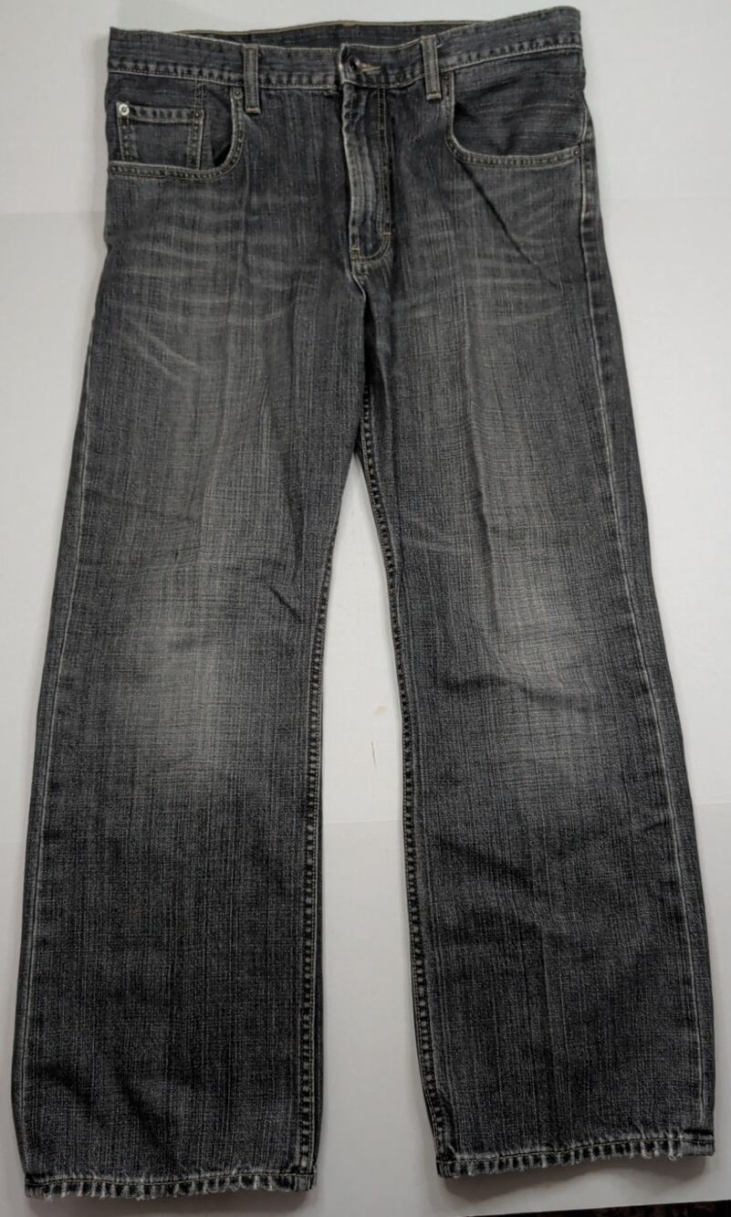 Banana Republic Straight Leg 35 x 30 Men's Denim Jeans Faded Black Wash - Picture 1 of 11